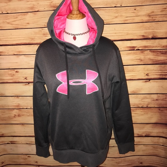 under armour pink ribbon hoodie
